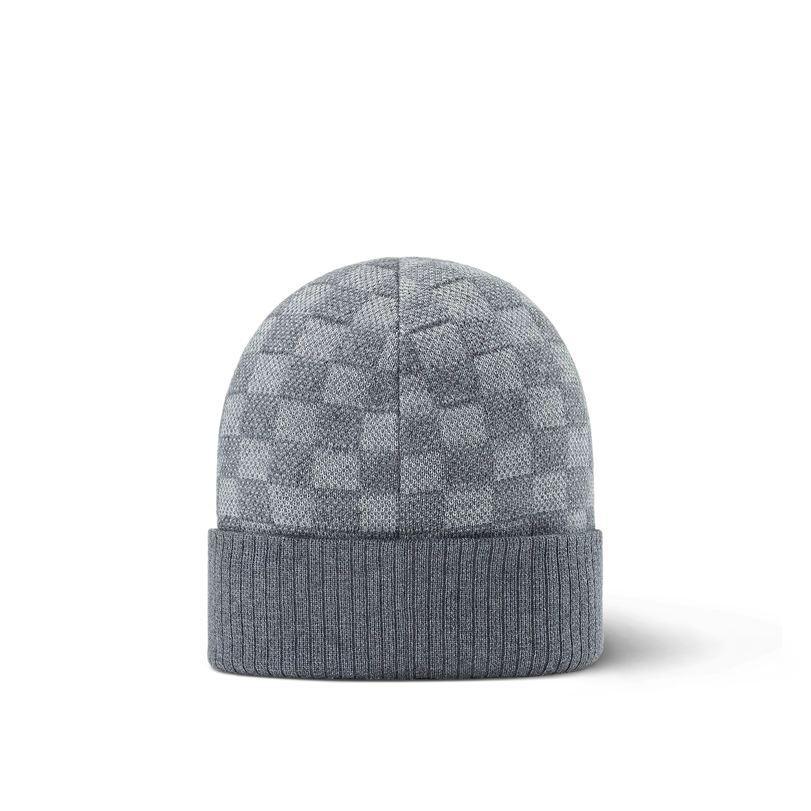 Bonnet et Écharpe Néo Petit Damier Noir