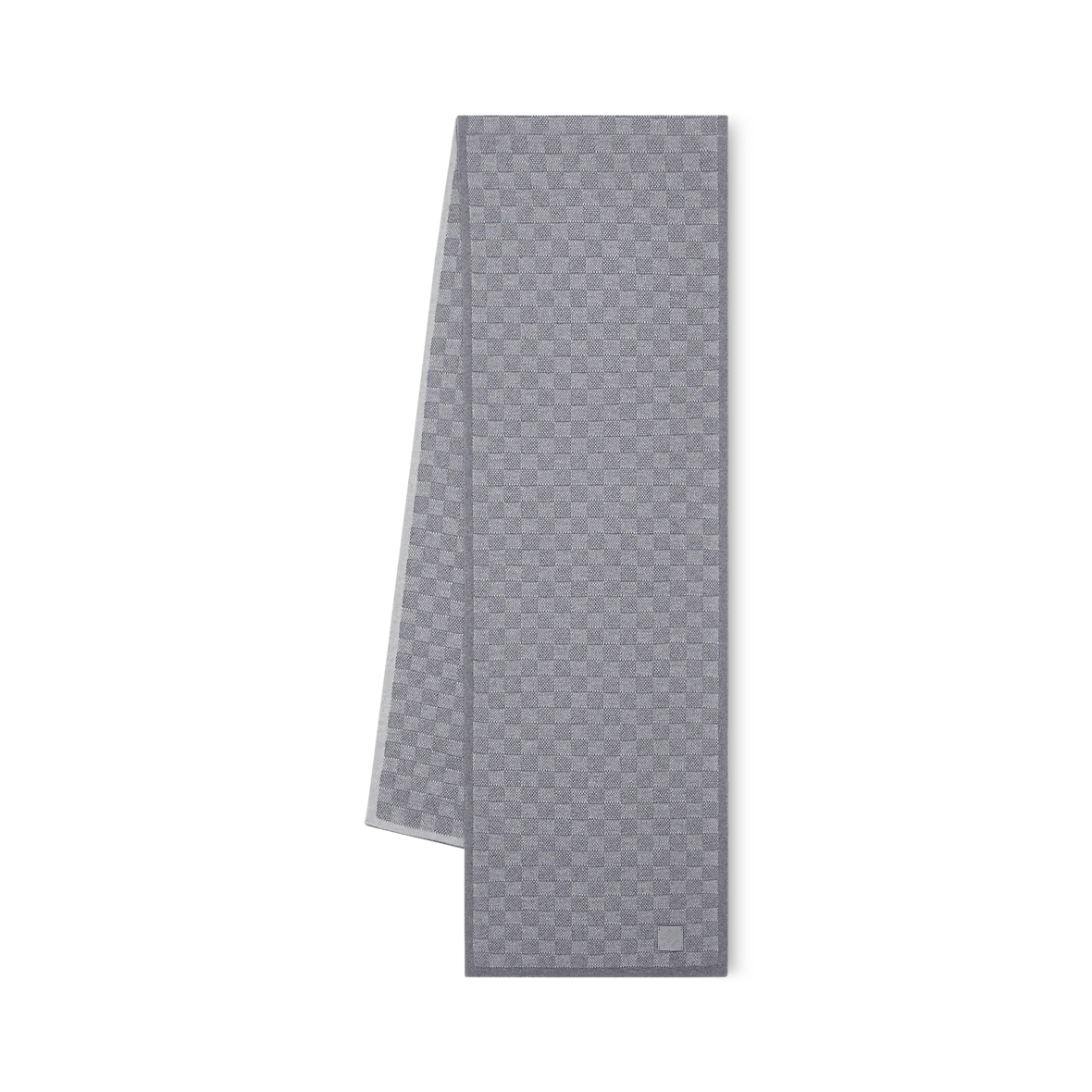 Bonnet et Écharpe Néo Petit Damier Noir